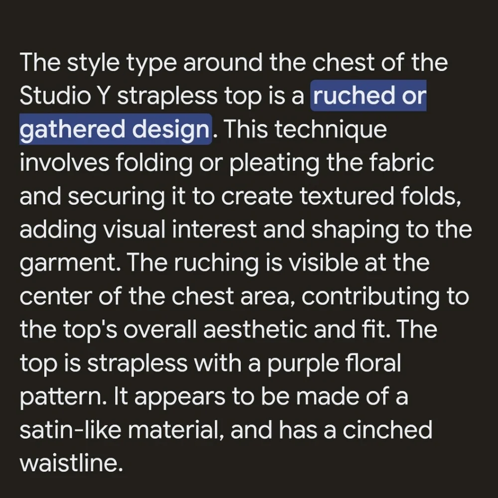EUC Studio Y Floral Y2K Strapless Corset Top Back Zip Purple/Pink Sz. L - Picture 7 of 7